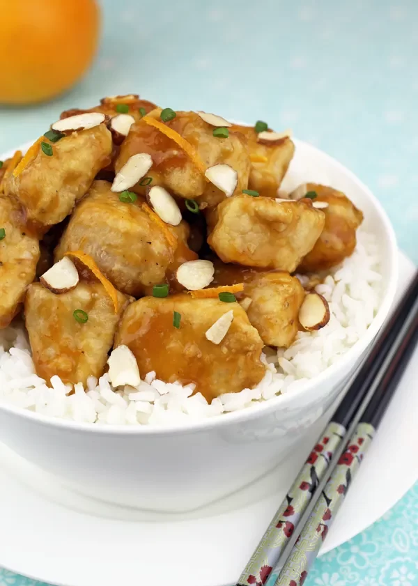 BAKED CHINESE ORANGE CHICKEN