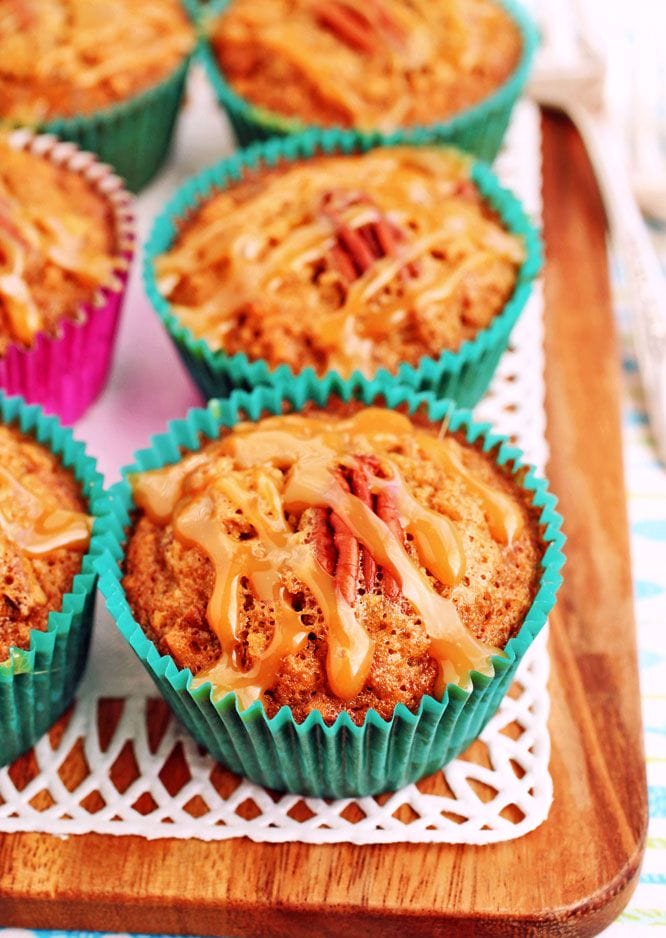 5-Ingredient Pecan Pie Muffins