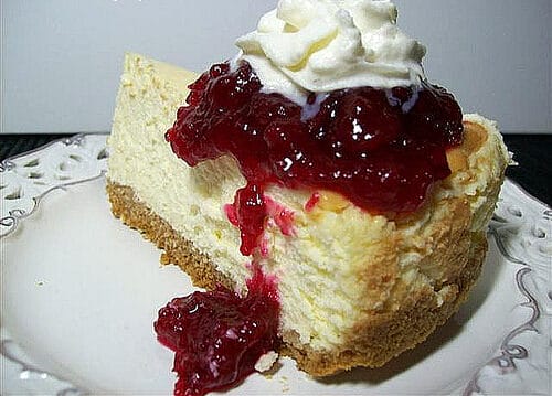 ​CRANBERRY CHEESECAKE