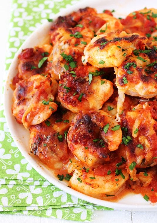 BAKED SHRIMP PARMESAN