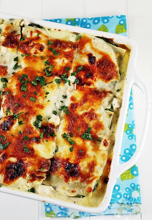 LEMON CHICKEN & SPINACH LASAGNA