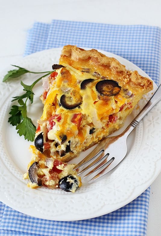 TEX-MEX CHICKEN QUICHE