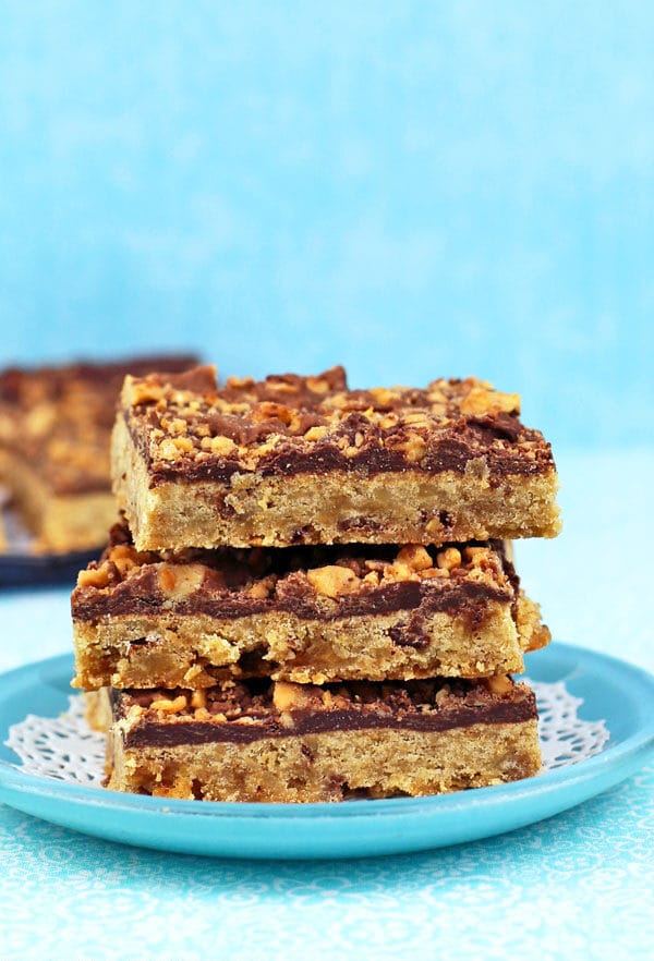 HEATH TOFFEE COOKIE BARS