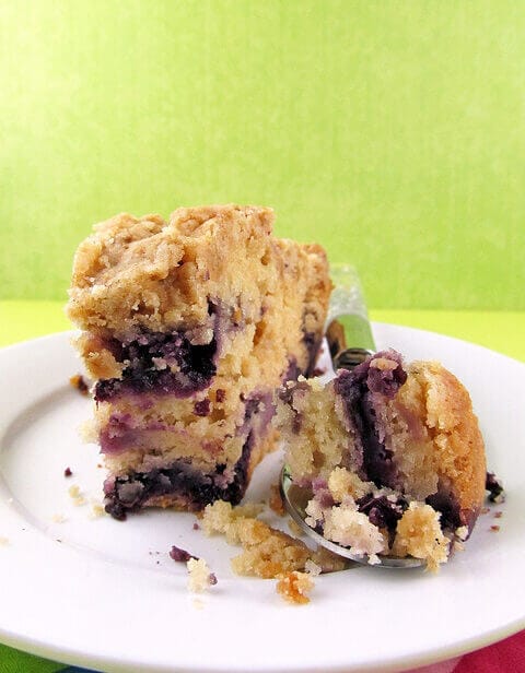 BLUEBERRY BUCKLE COFFEE CAKE