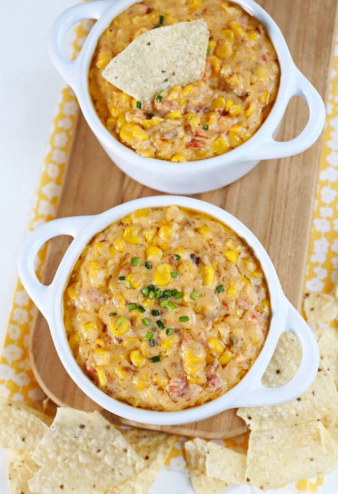 HOT CHEESY CORN DIP