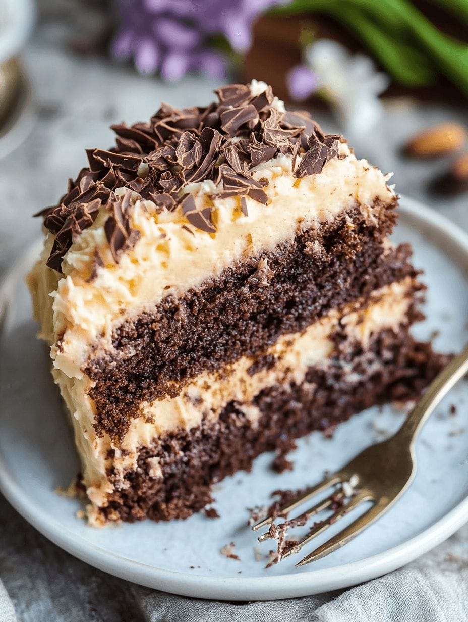 Homemade German Chocolate Cake