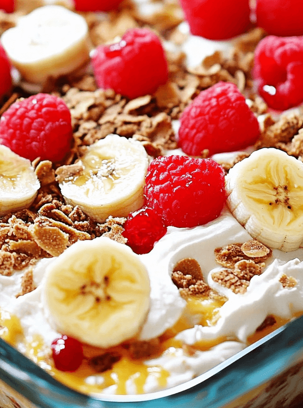 No-Bake Banana Split Cake
