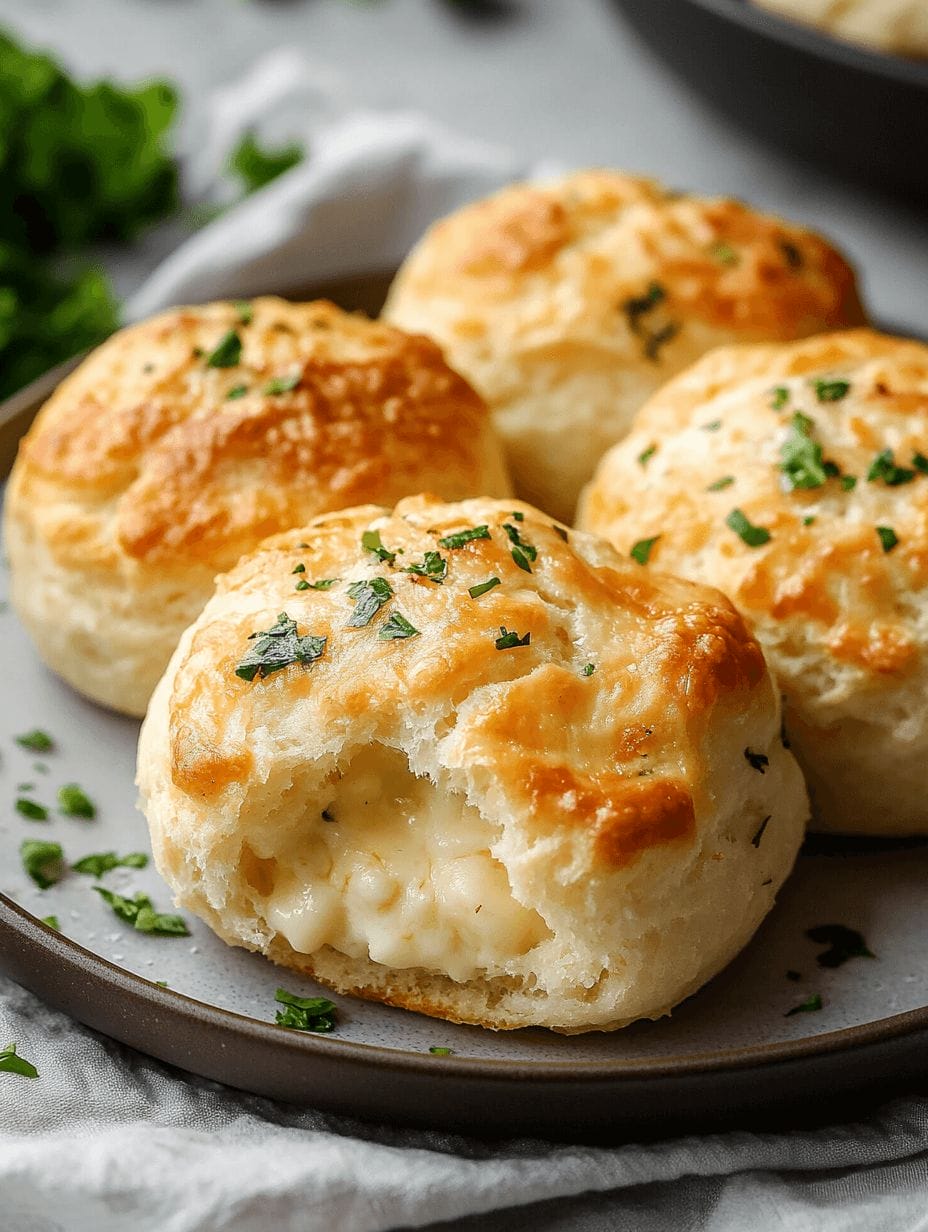Pillsbury Biscuit Garlic Butter Cheese Bombs