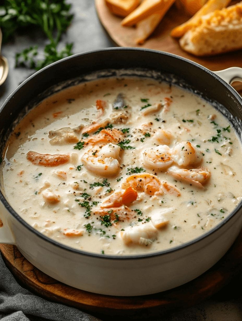 Crab and Shrimp Seafood Bisque - Taste Of Recipe