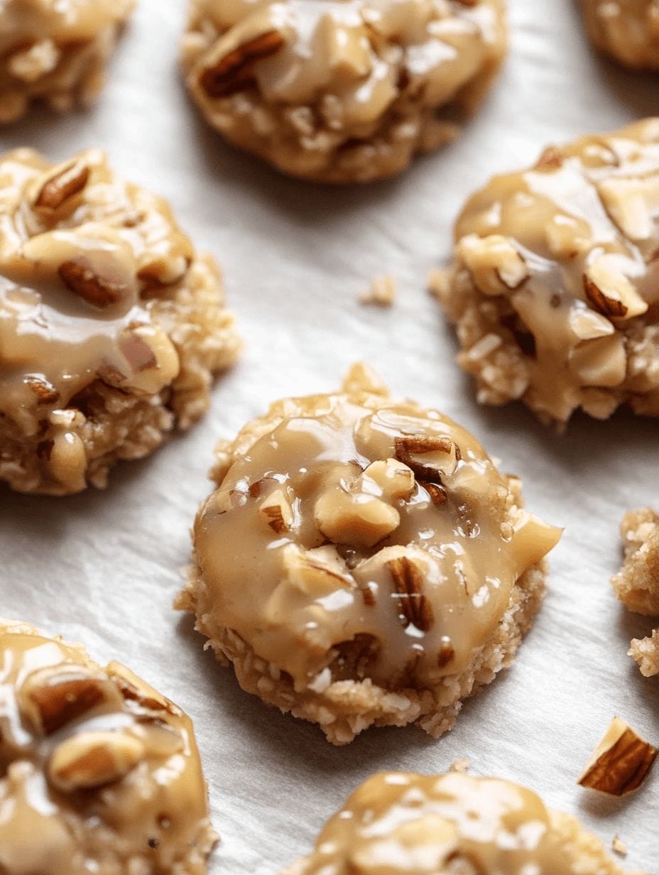 No-Bake Coconut Pecan Praline