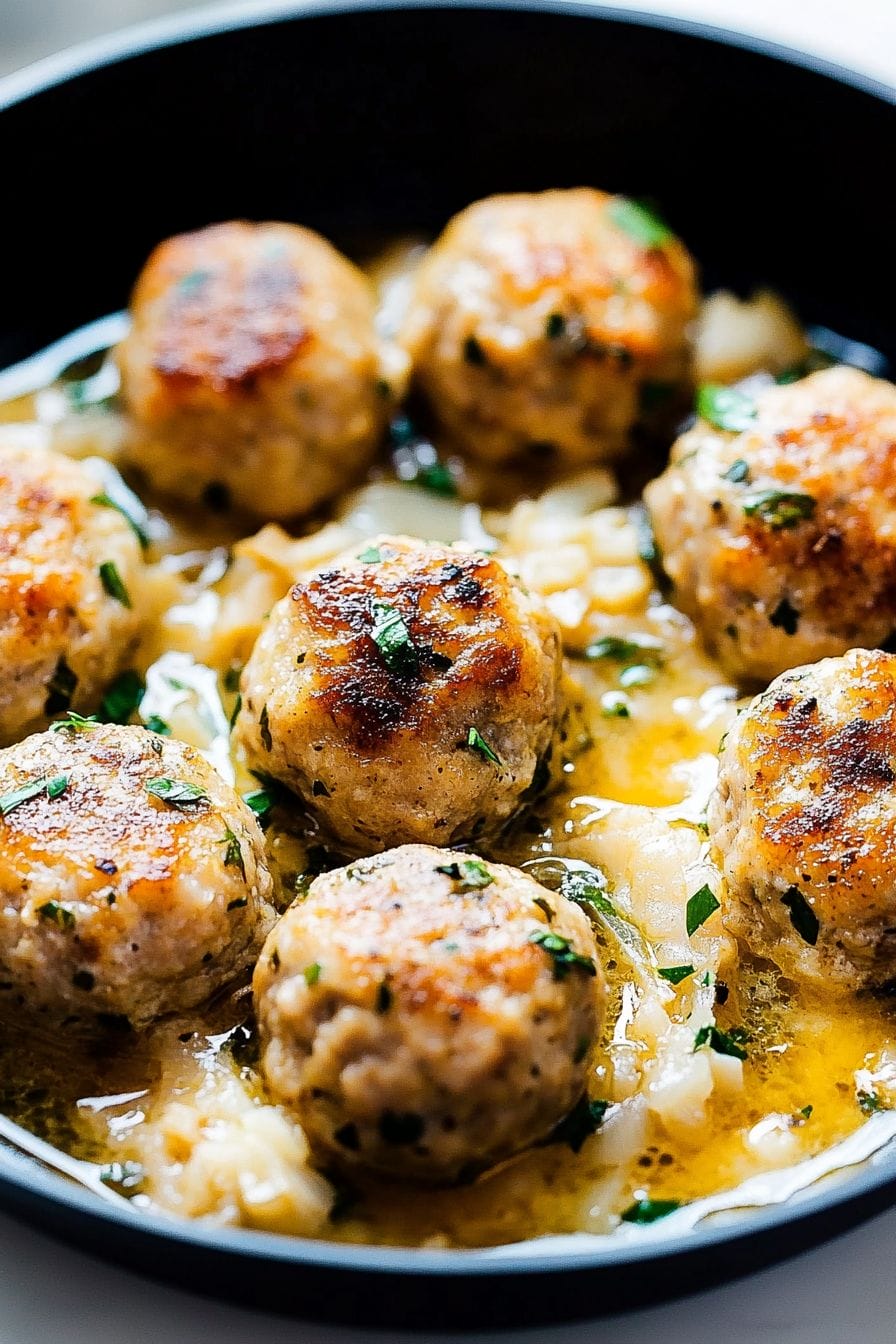 Chicken Piccata Meatballs