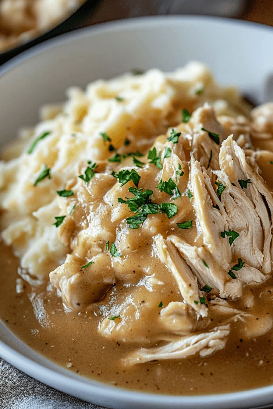 Crockpot Chicken & Gravy