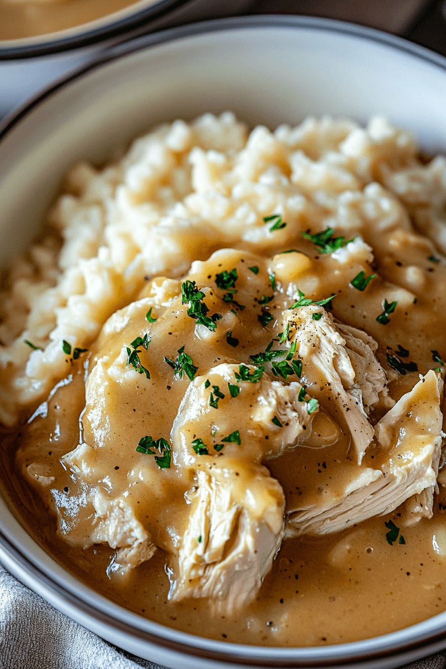 Crockpot Chicken & Gravy