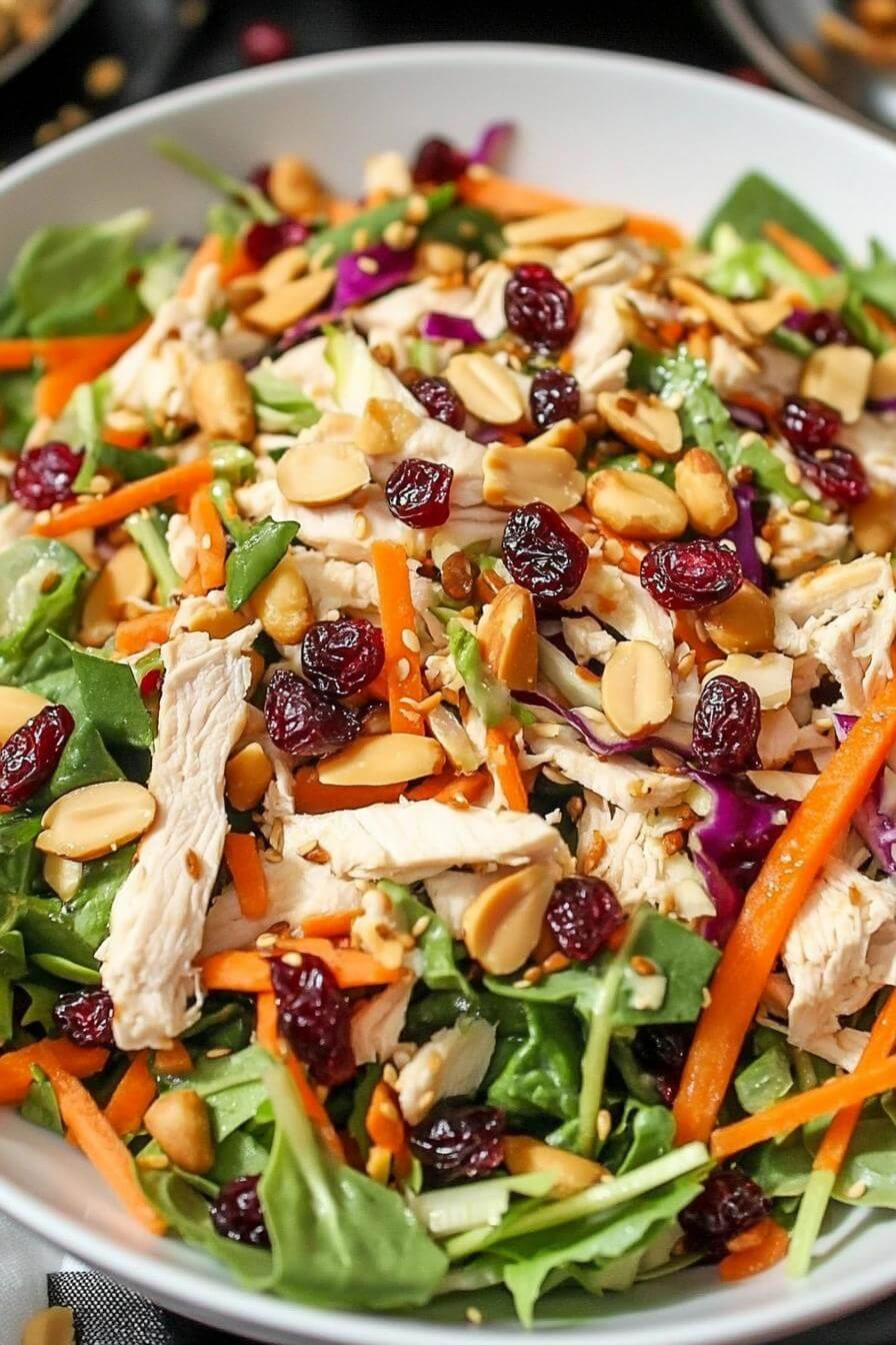 Asian Chicken Cranberry Salad