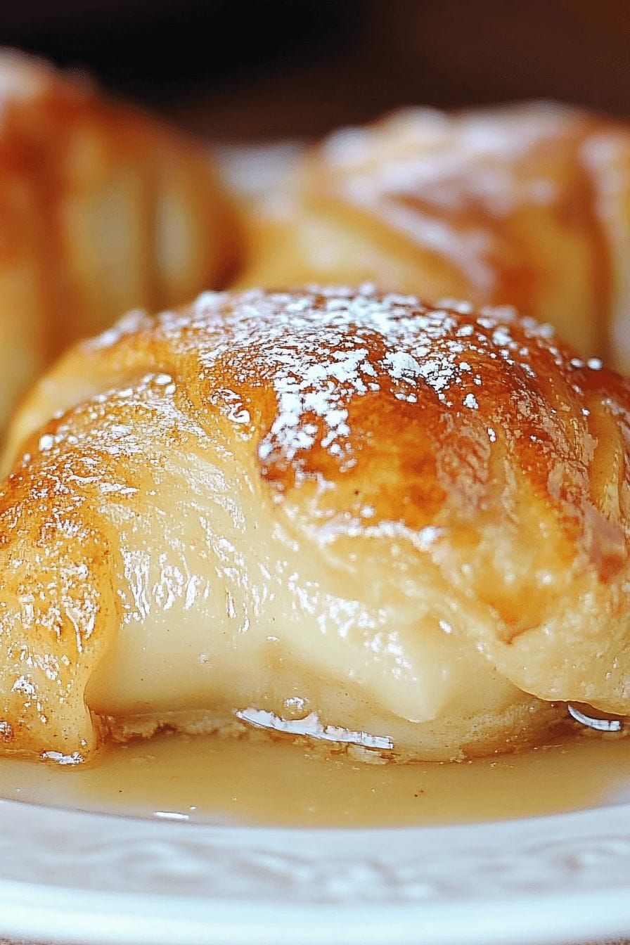 Crescent Roll Apple Dumplings