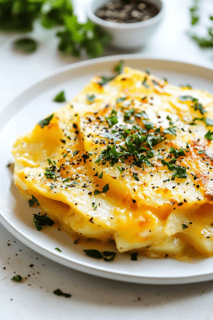 Slow Cooker Scalloped Potatoes