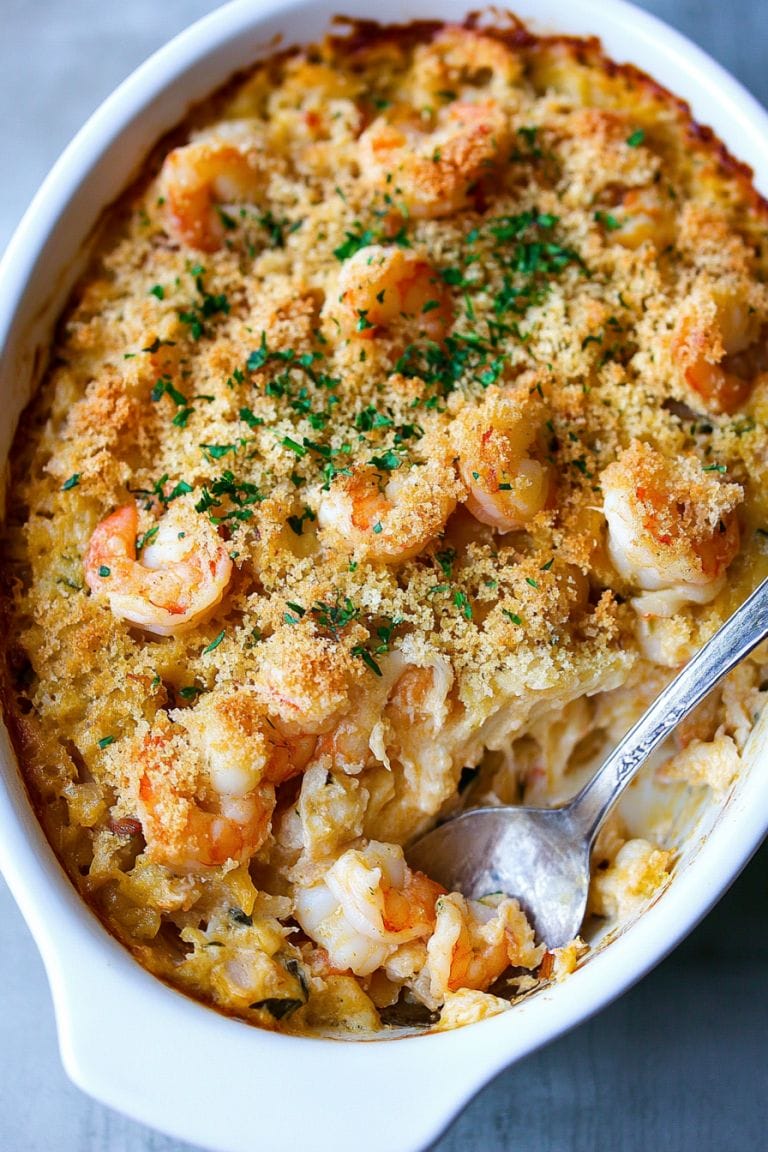 Crab and Shrimp Casserole - Taste Of Recipe