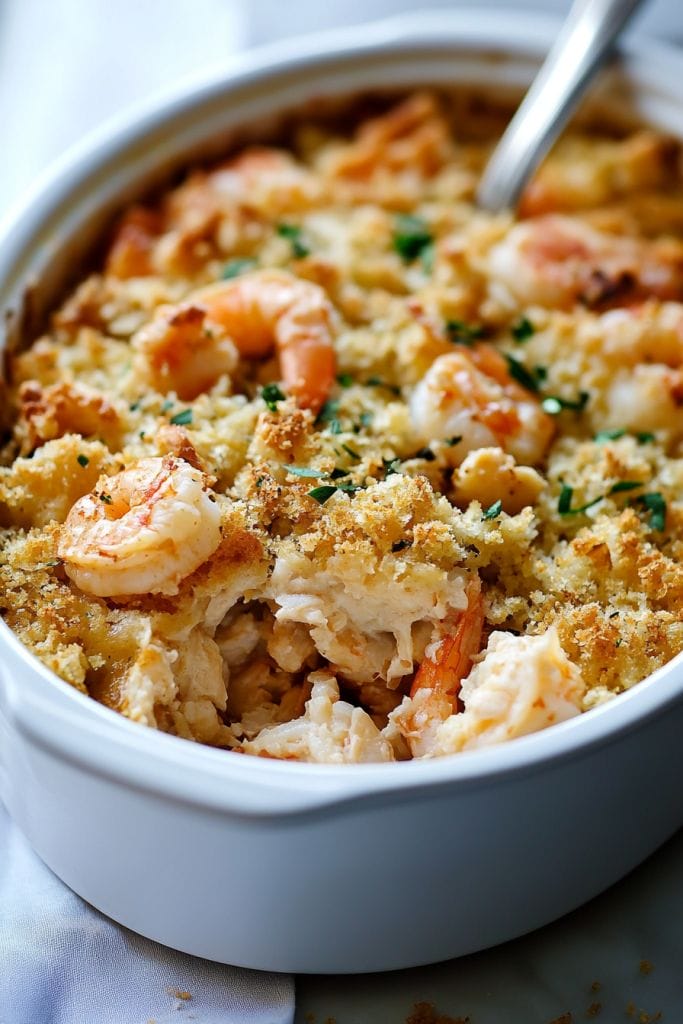 Crab and Shrimp Casserole - Taste Of Recipe