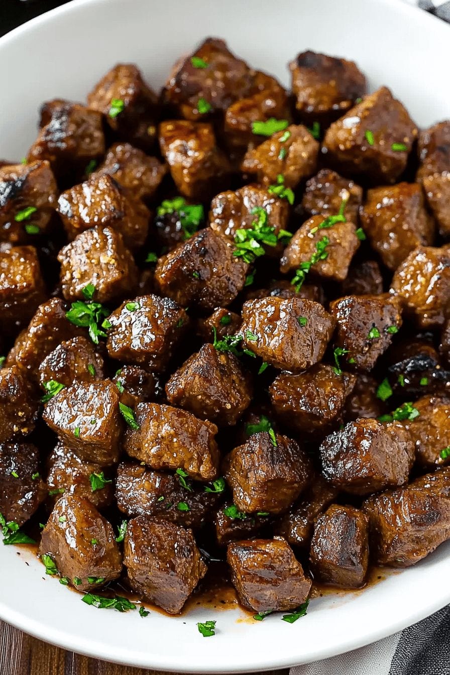 BEST STEAK BITES RECIPE