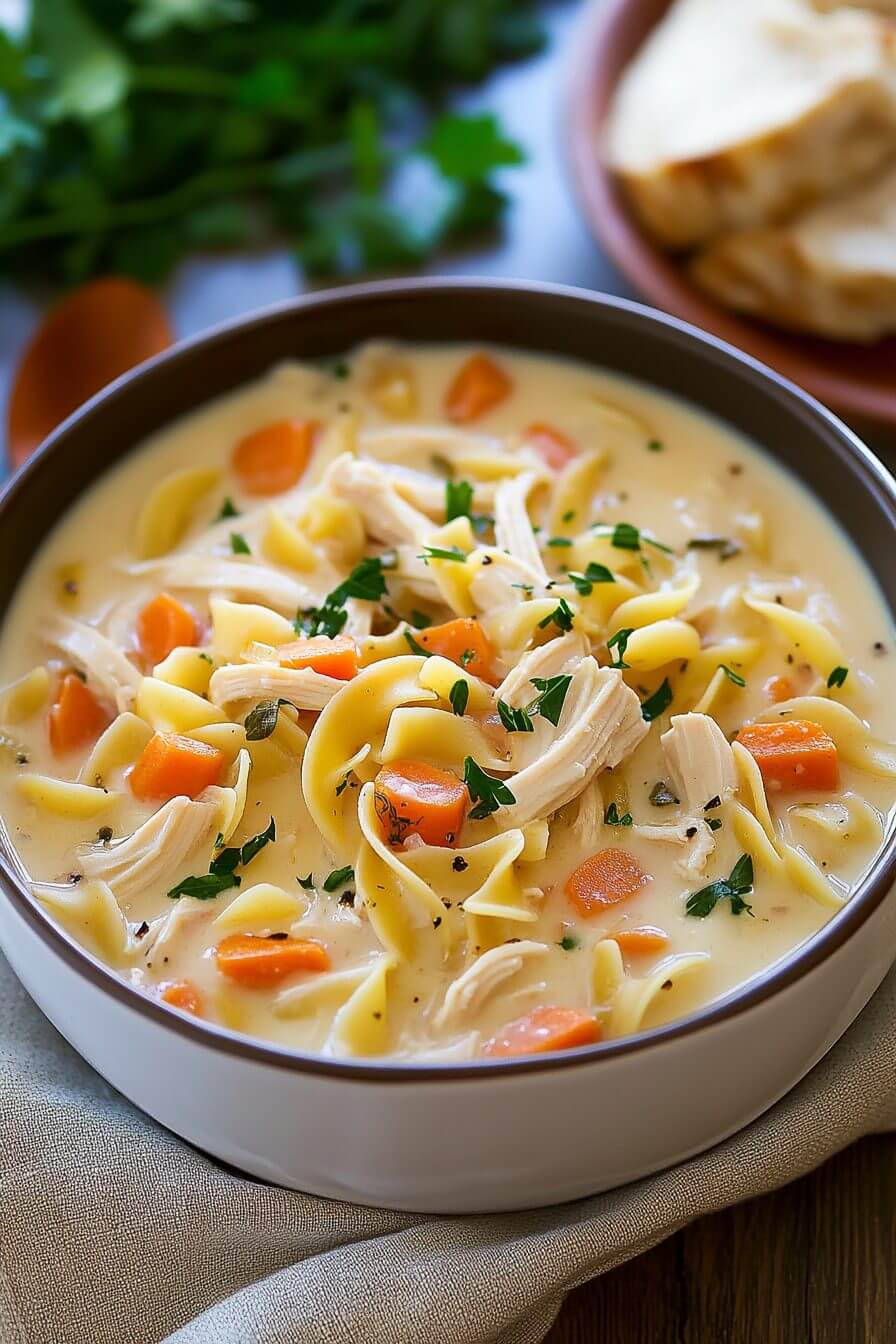 Creamy Chicken Noodle Soup