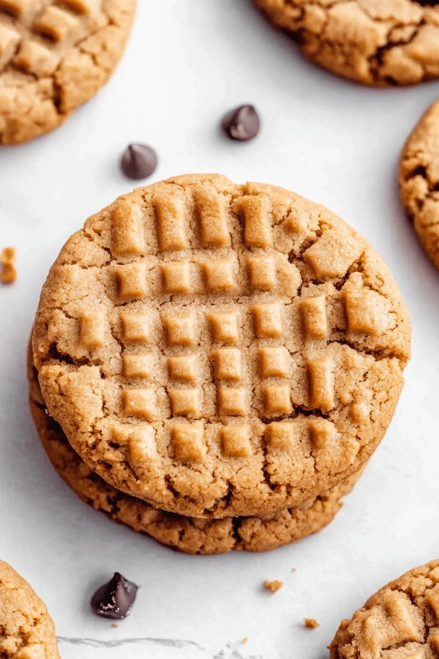 Air Fryer Peanut Butter Cookies