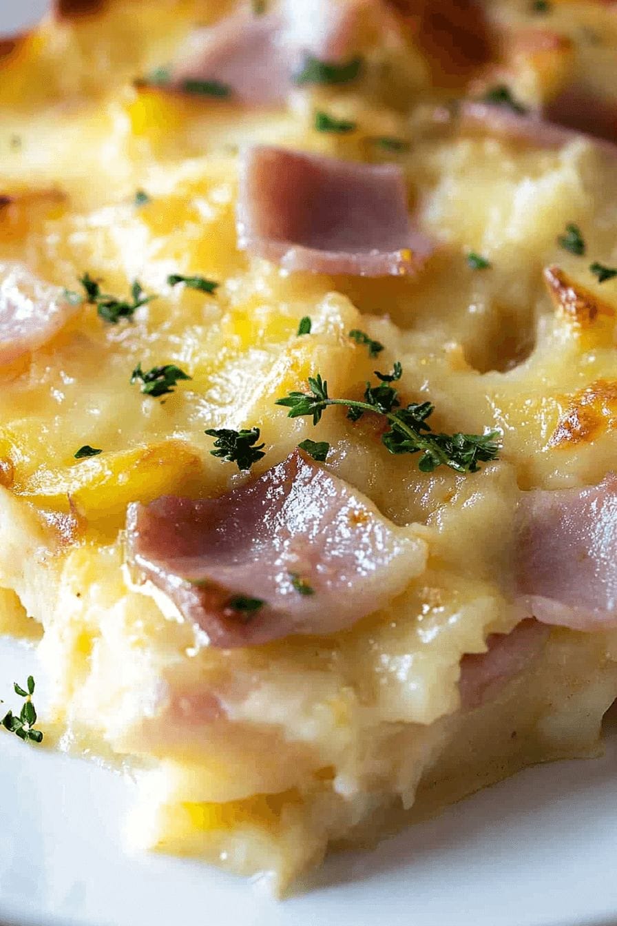 Ham and Potato Au Gratin