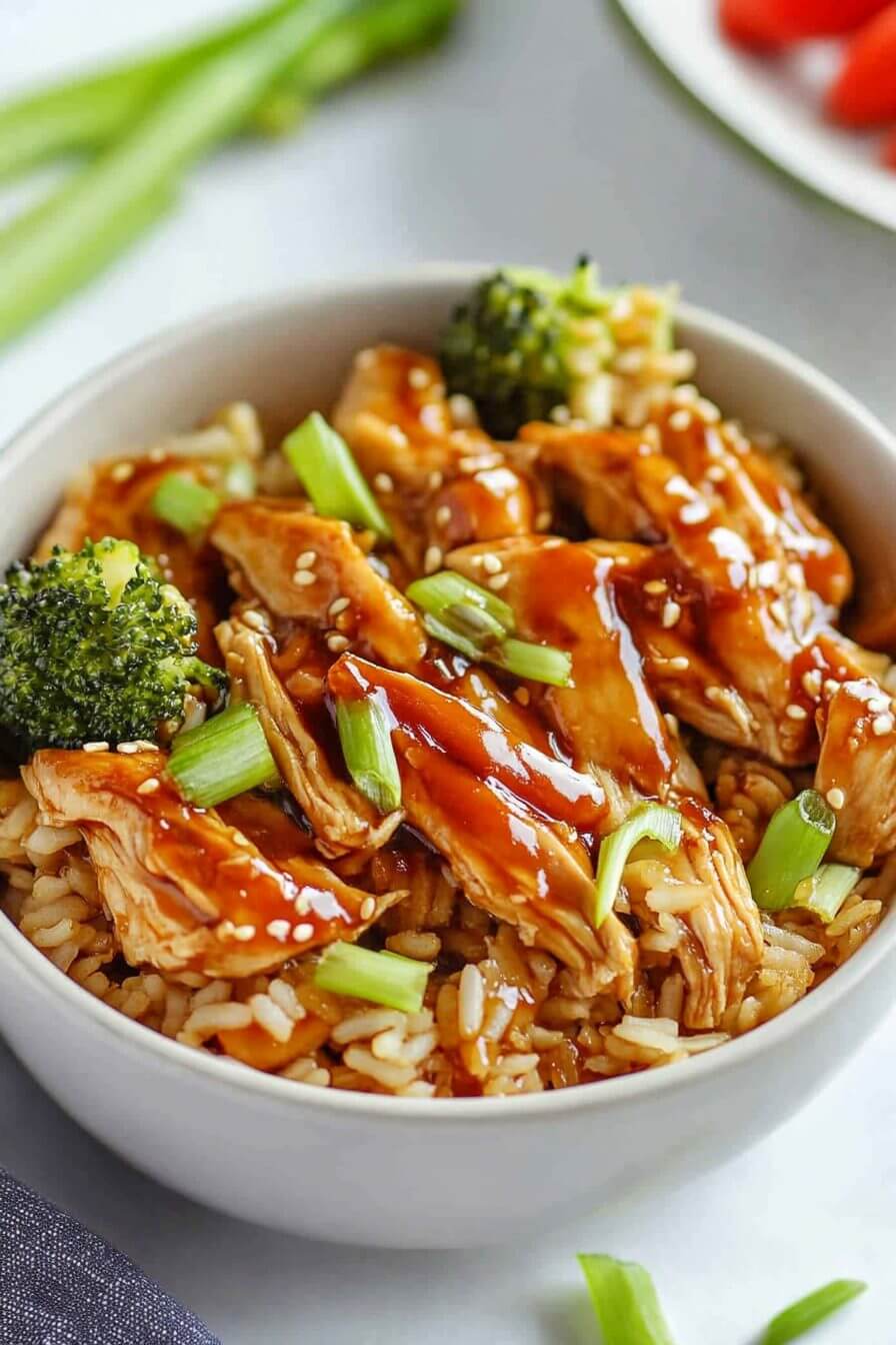 Teriyaki Chicken and Rice Casserole