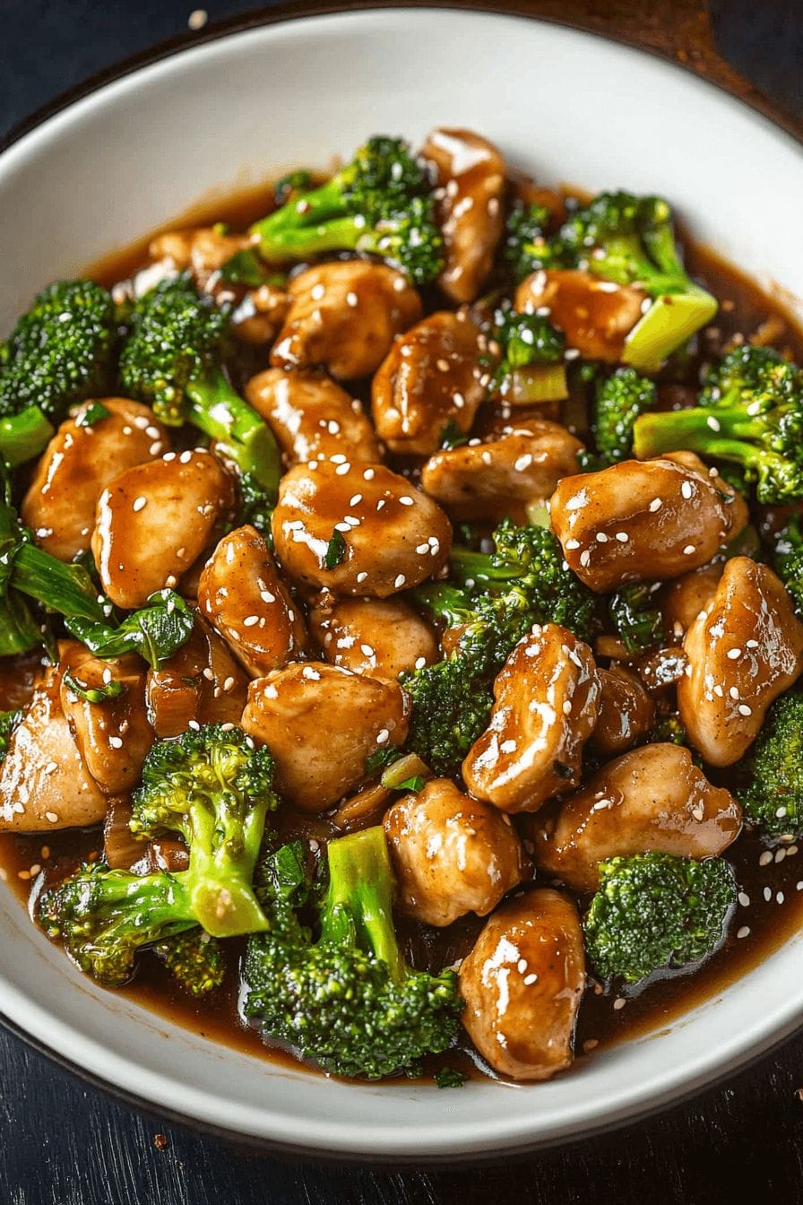 CHICKEN AND BROCCOLI STIR FRY