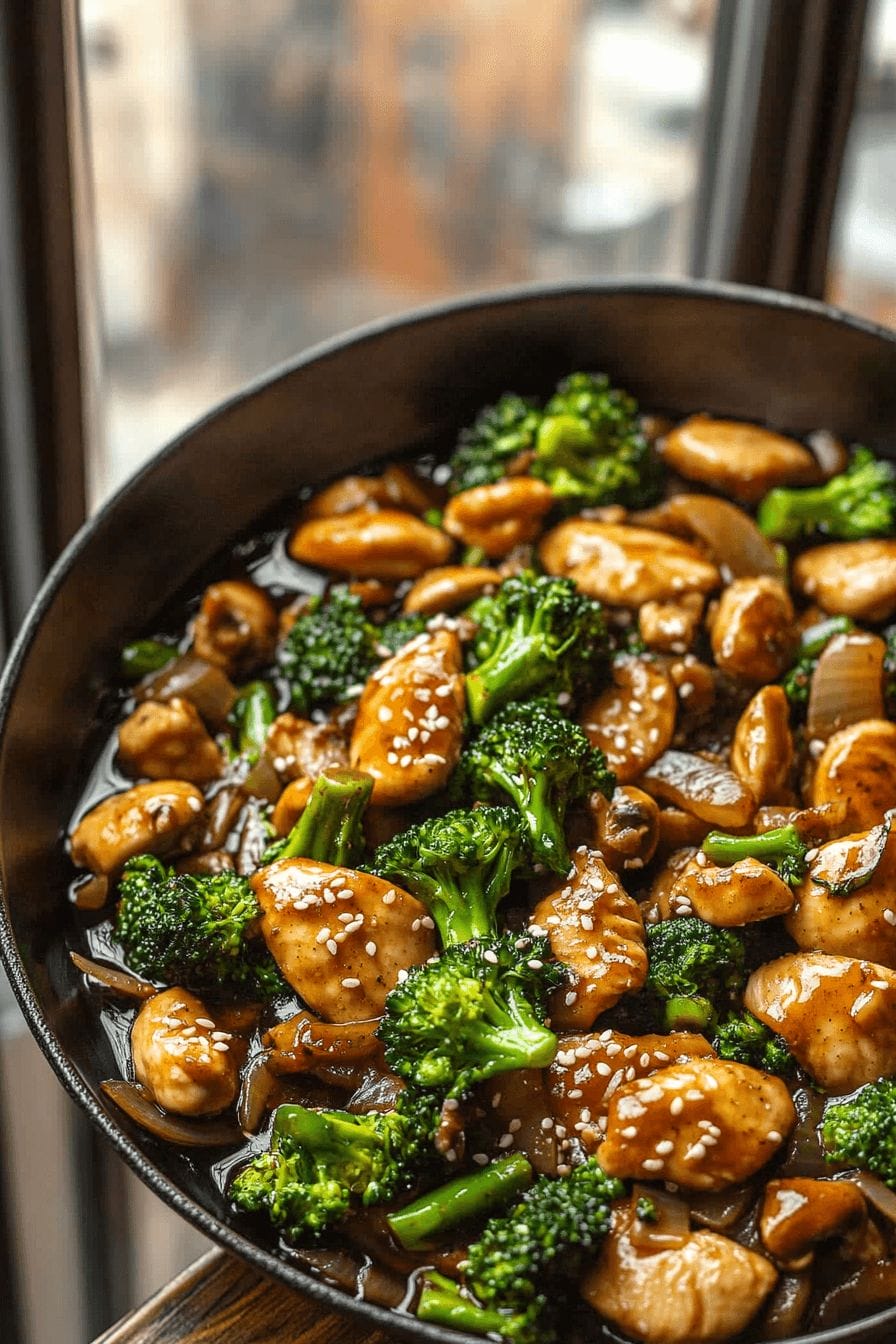 CHICKEN AND BROCCOLI STIR FRY