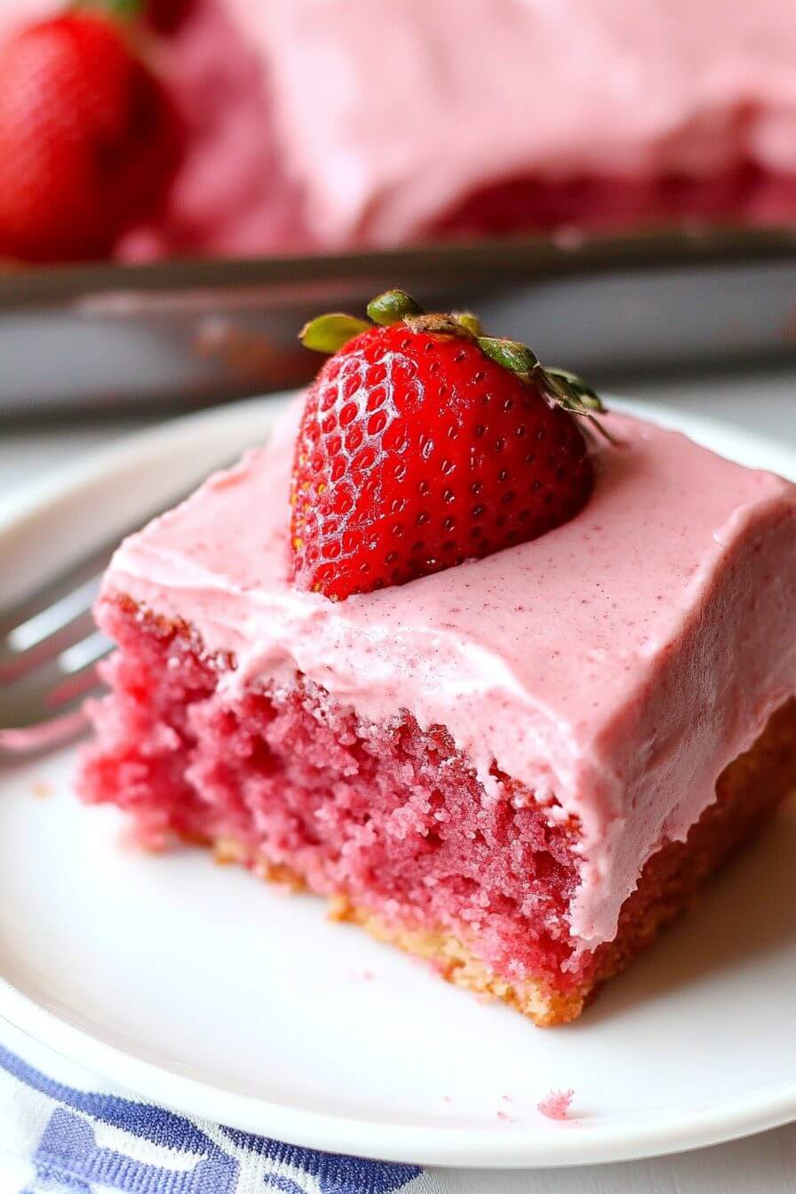 Double Strawberry Cake