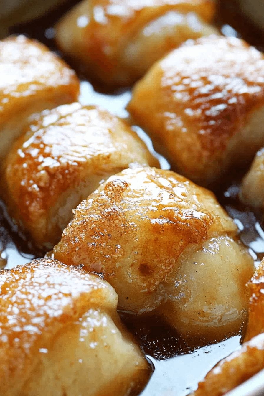 Crescent Roll Apple Dumplings