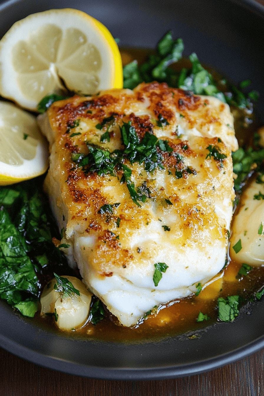 Baked Cod with Lemon and Garlic 11 Baked Cod with Lemon and Garlic