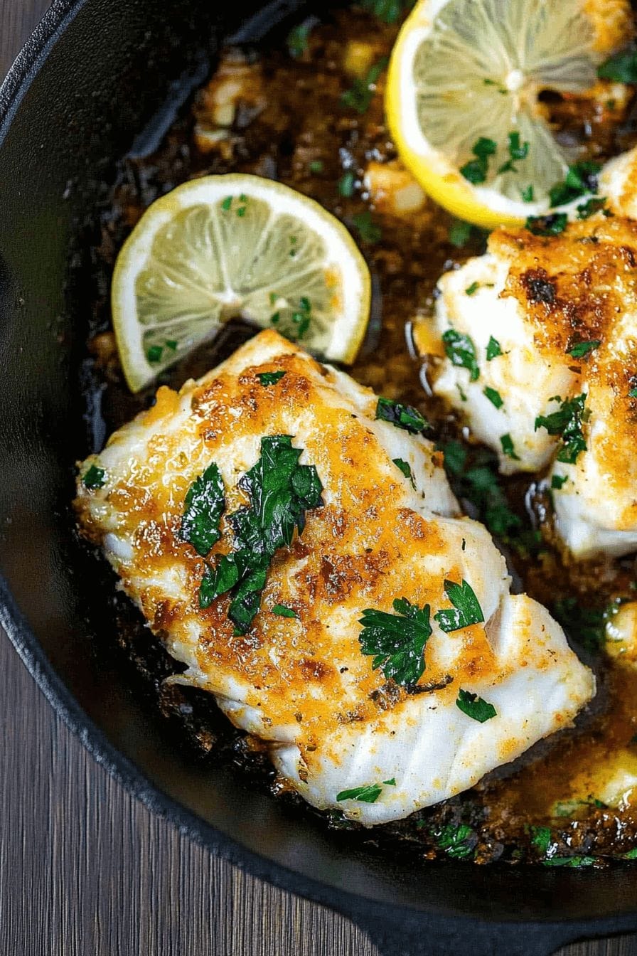 Baked Cod with Lemon and Garlic 9 Baked Cod with Lemon and Garlic