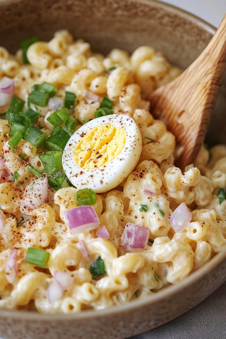 Deviled Egg Pasta Salad Recipe