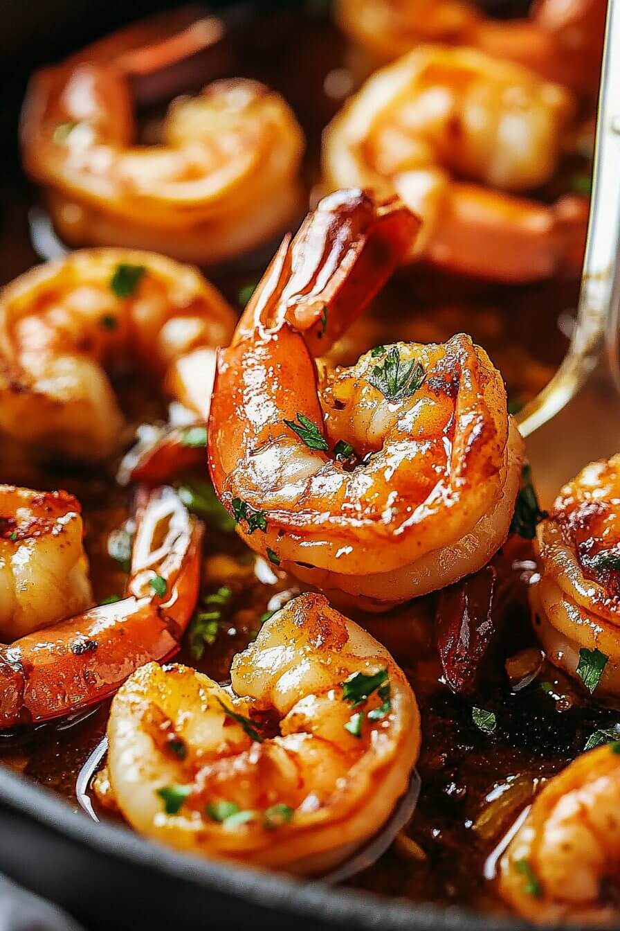 Quick & Healthy Dinner 20 Minute Honey Garlic Shrimp