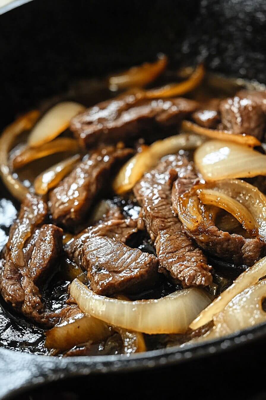 BEEF LIVER AND ONIONS