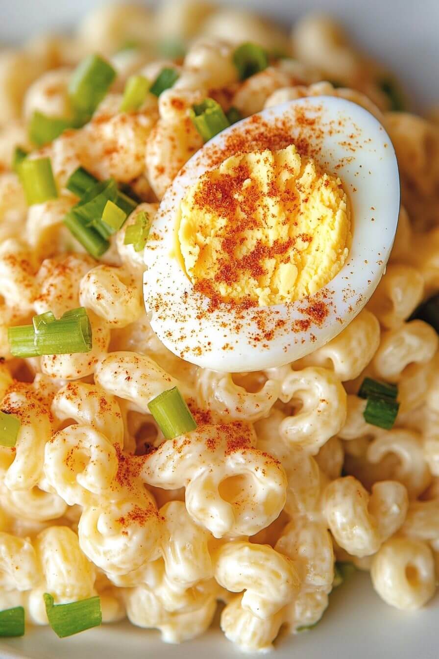 Deviled Egg Pasta Salad Recipe