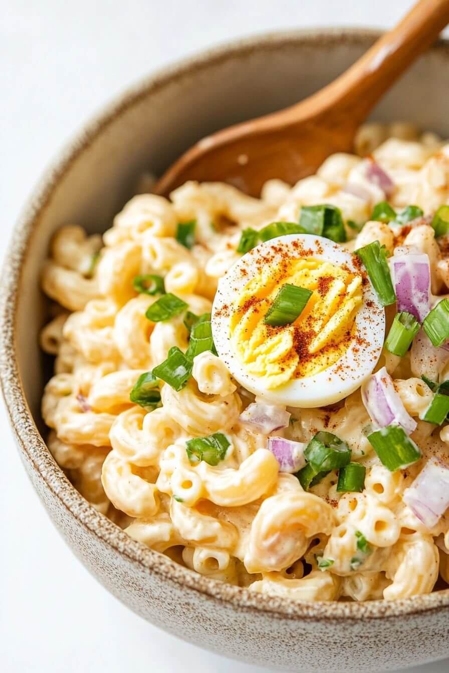 Deviled Egg Pasta Salad Recipe