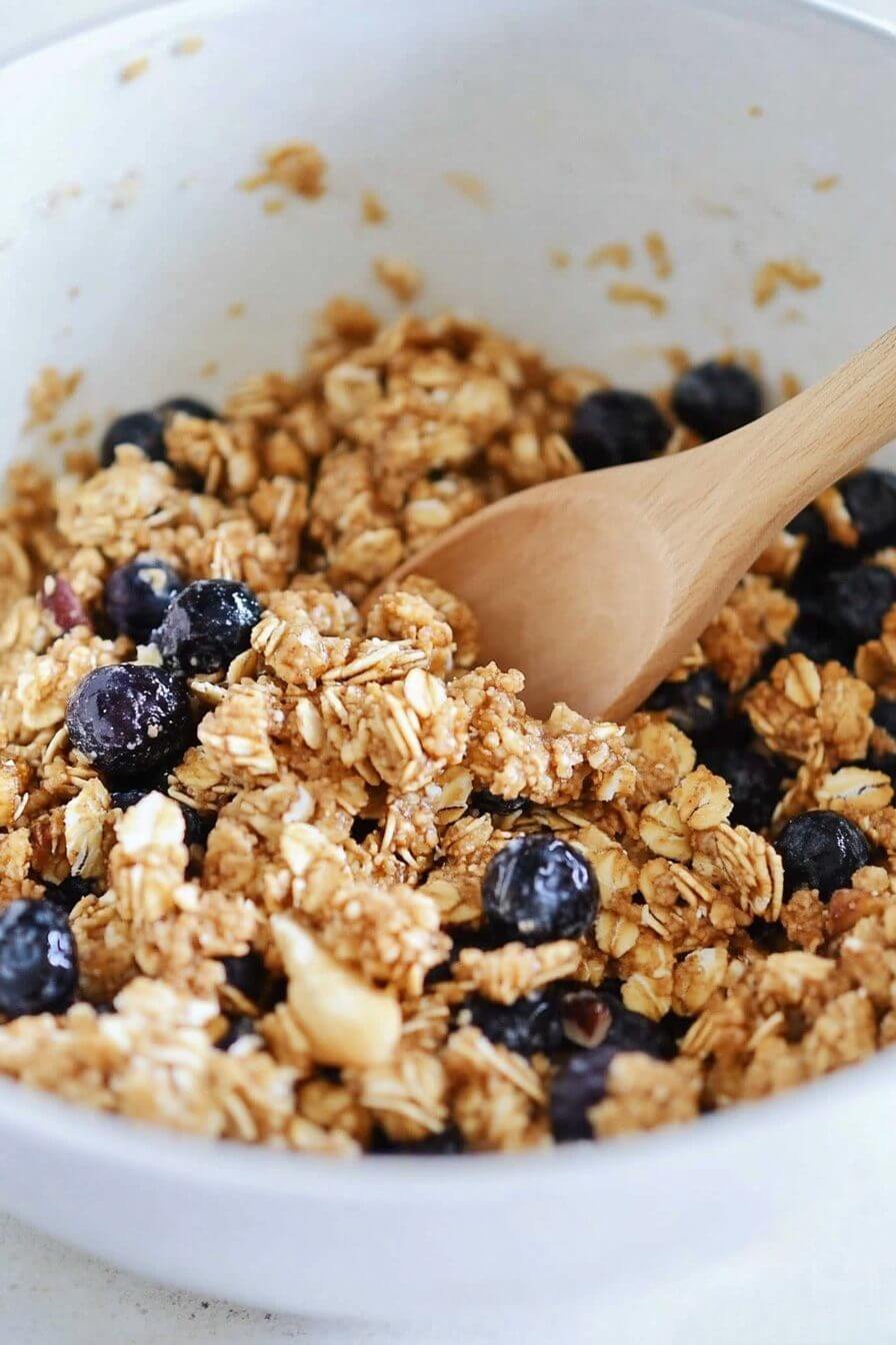 Banana Blueberry Oatmeal Breakfast Cookies