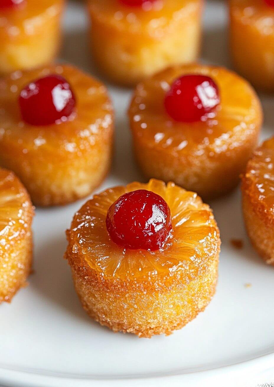 Pineapple Upside-Down Cupcakes
