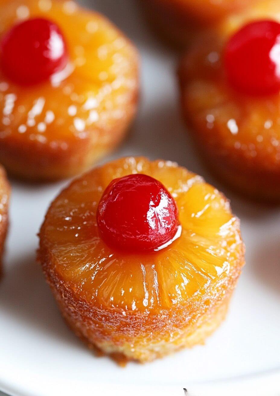 Pineapple Upside-Down Cupcakes