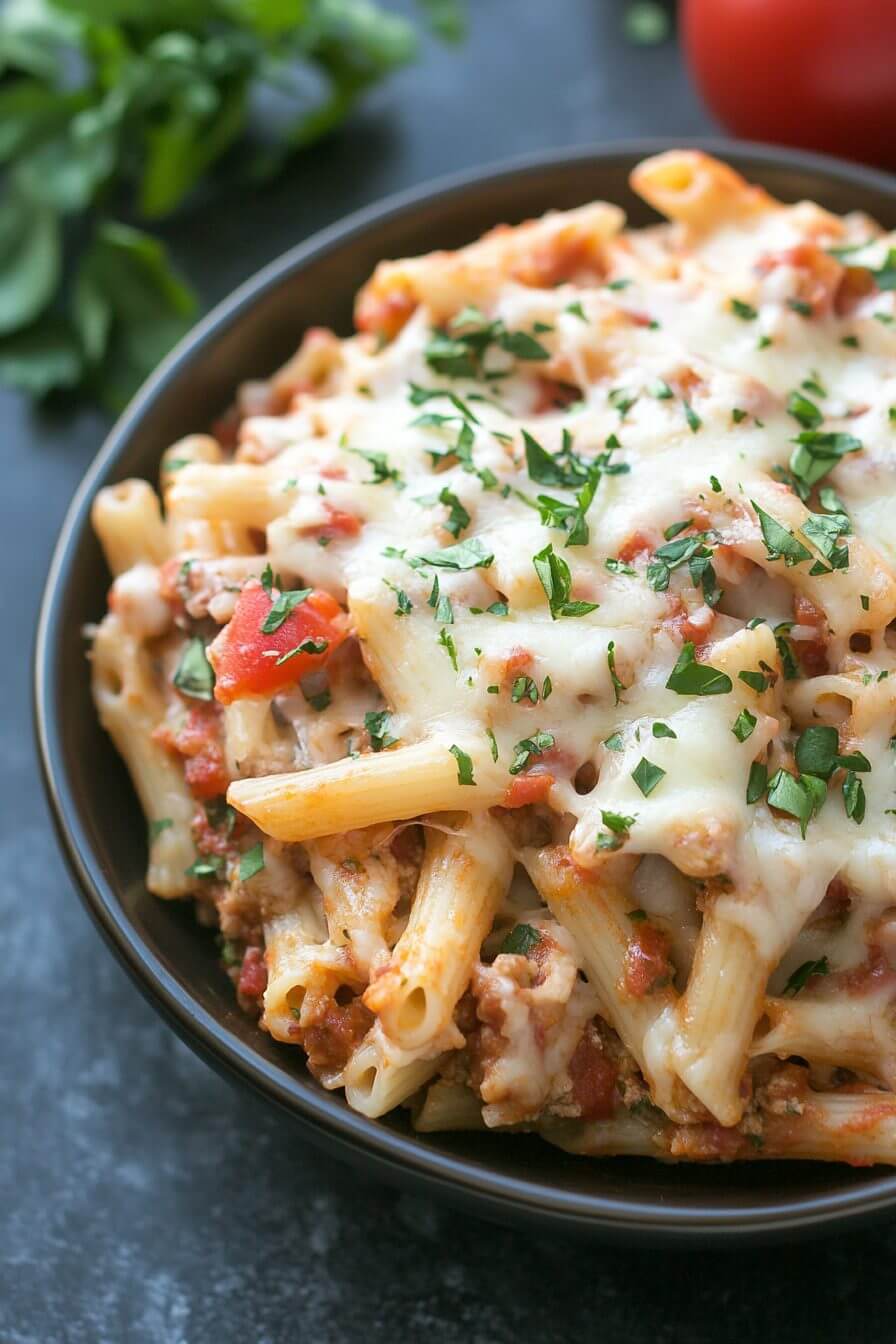 Slow Cooker Baked Ziti