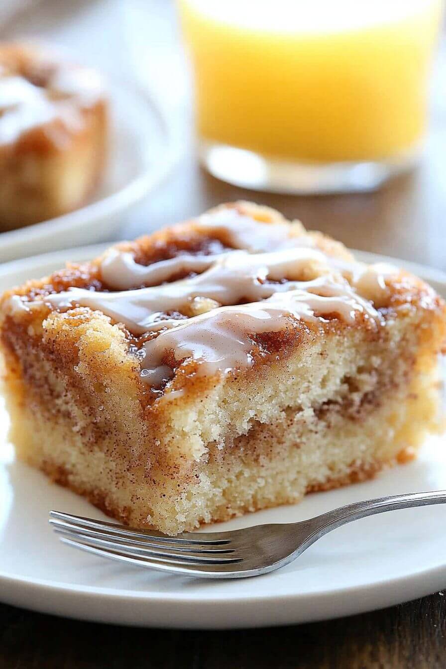 Easy Cinnamon Roll Coffee Cake