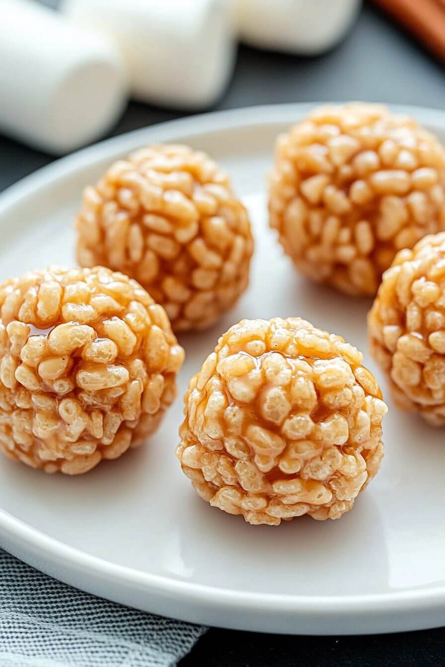Caramel Marshmallow Rice Krispie Balls Recipe 11 Caramel Marshmallow Rice Krispie Balls Recipe