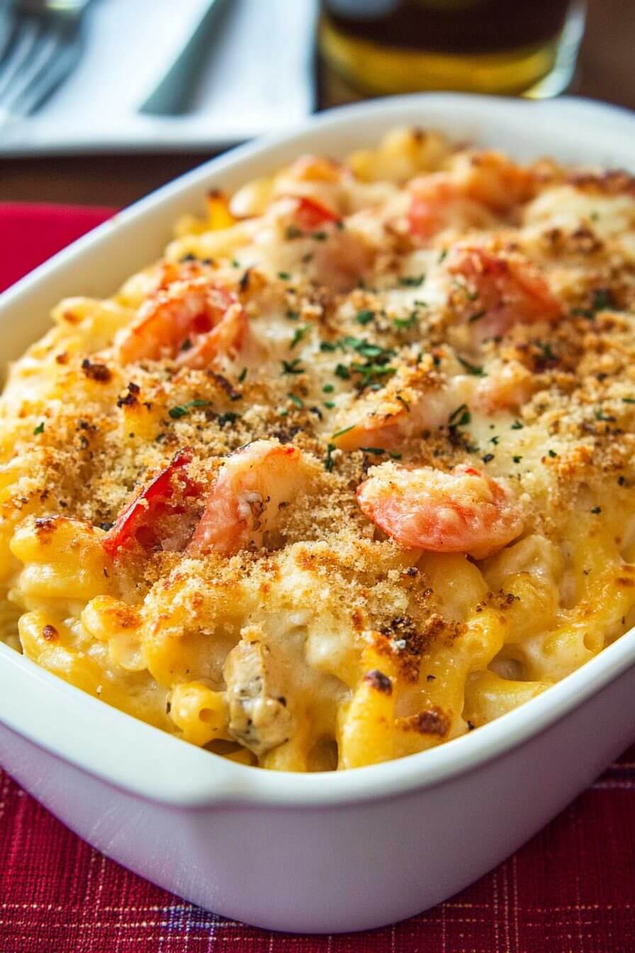 Lobster, Crab and Shrimp Macaroni and Cheese