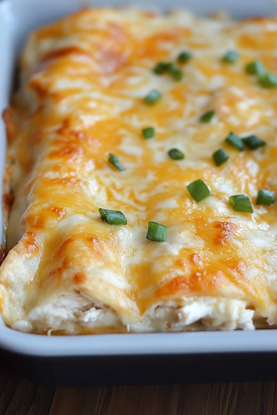 Cream Cheese Chicken Enchiladas