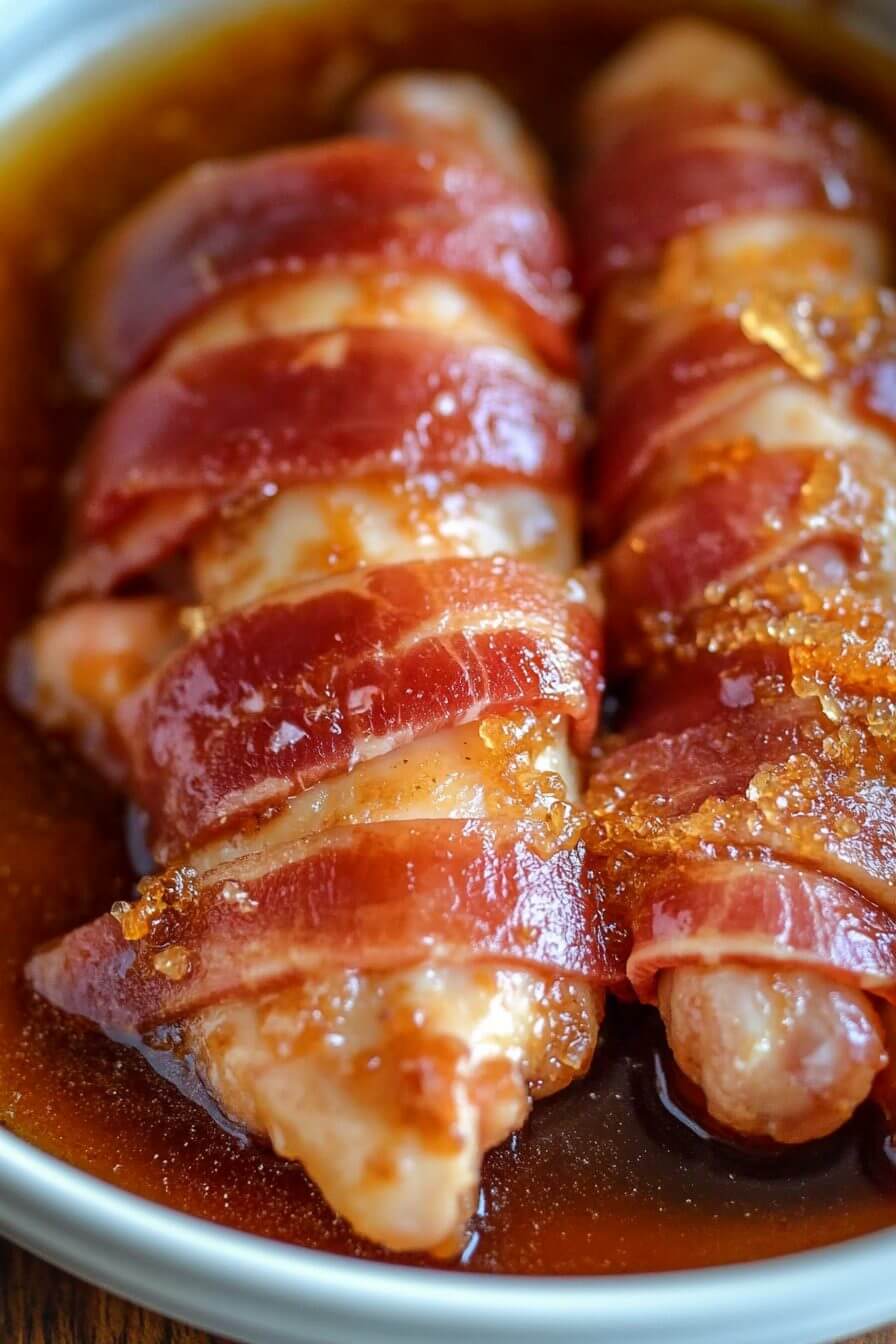 Bacon Brown Sugar Chicken Tenders