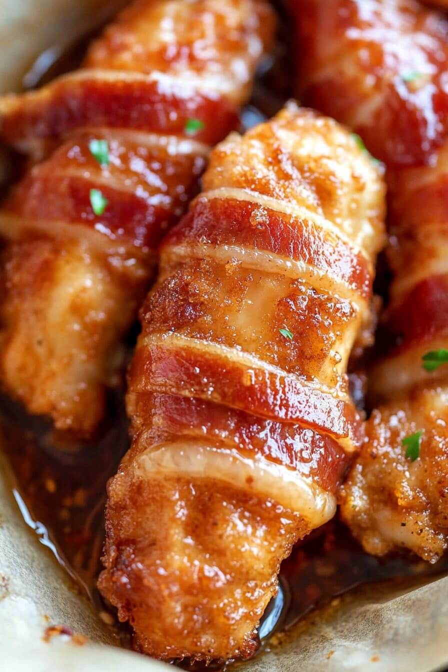 Bacon Brown Sugar Chicken Tenders 12 Bacon Brown Sugar Chicken Tenders
