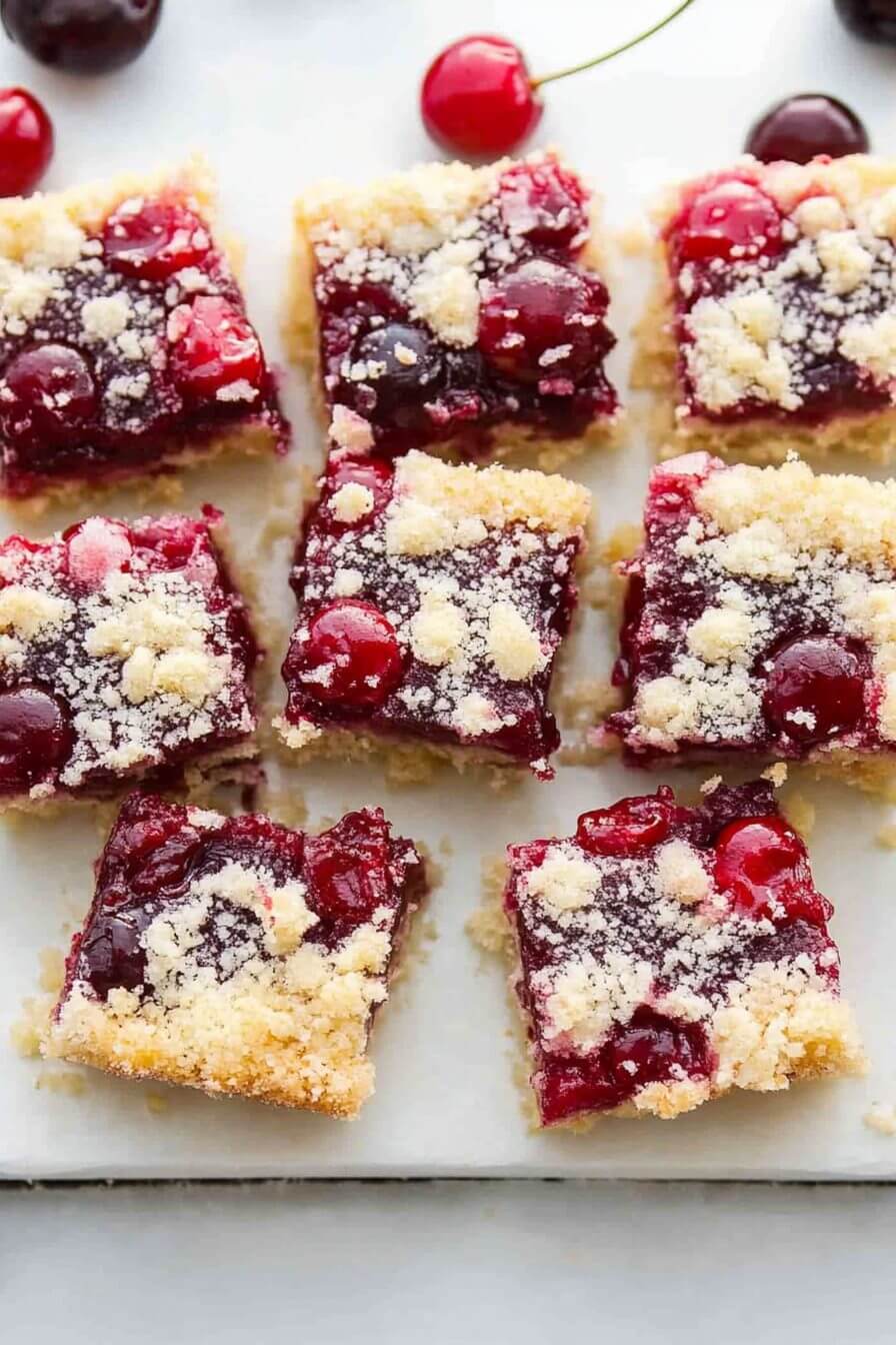 Christmas Cherry Bars