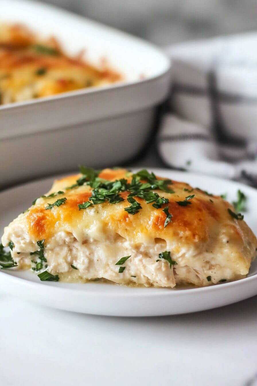 Cheesy Sour Cream Chicken Casserole